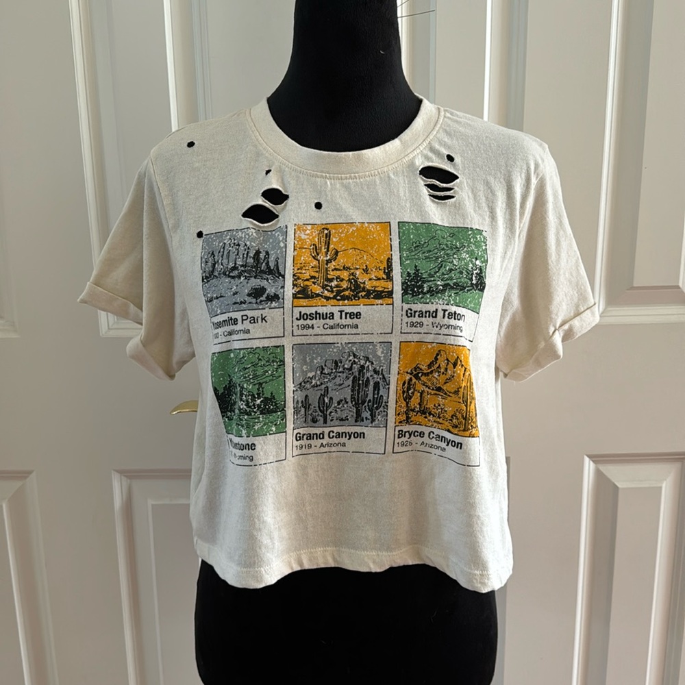 Cropped t-shirt